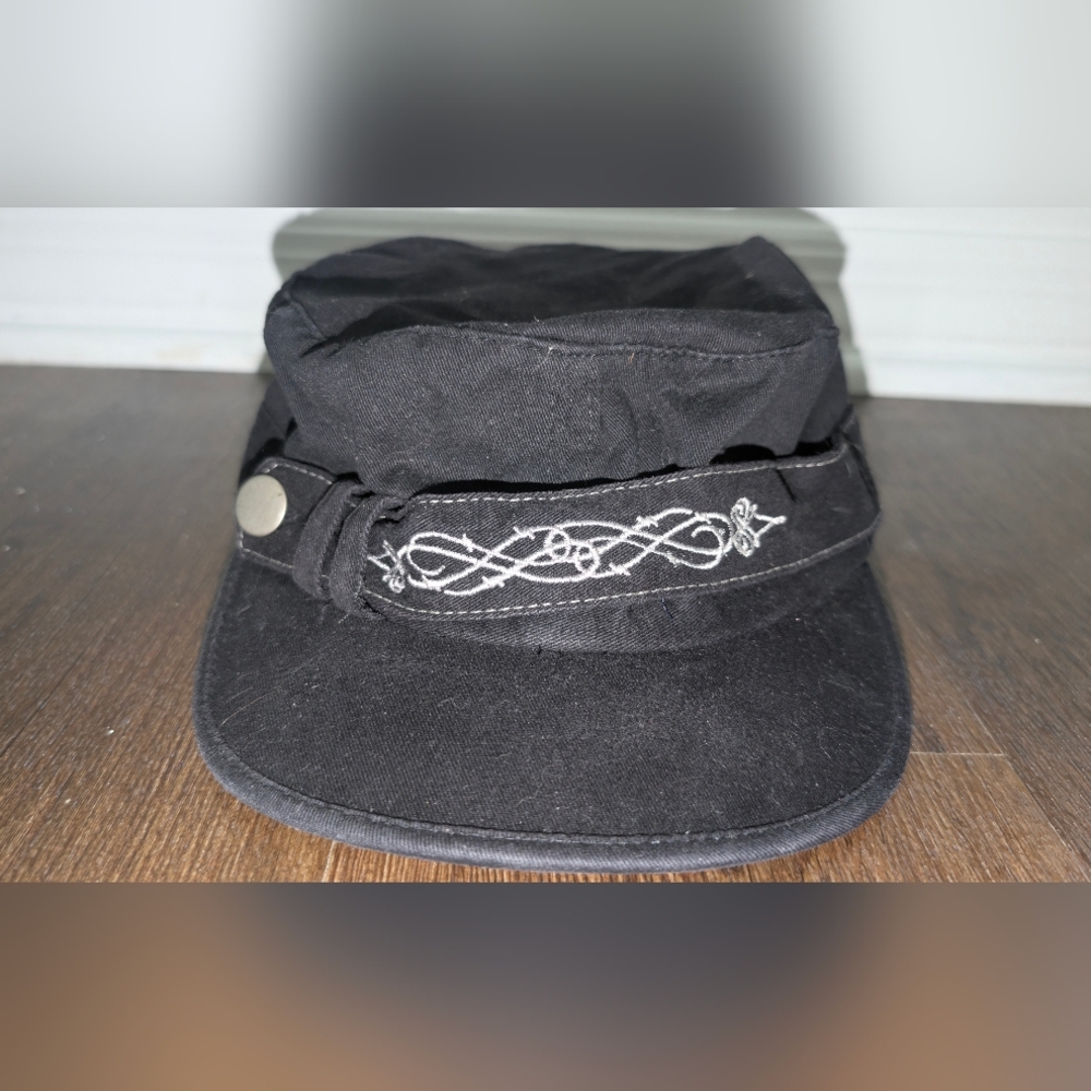 Carl Edwards Hat Cap Strap Back Mens One Size Black NASCAR Racing Number # 99